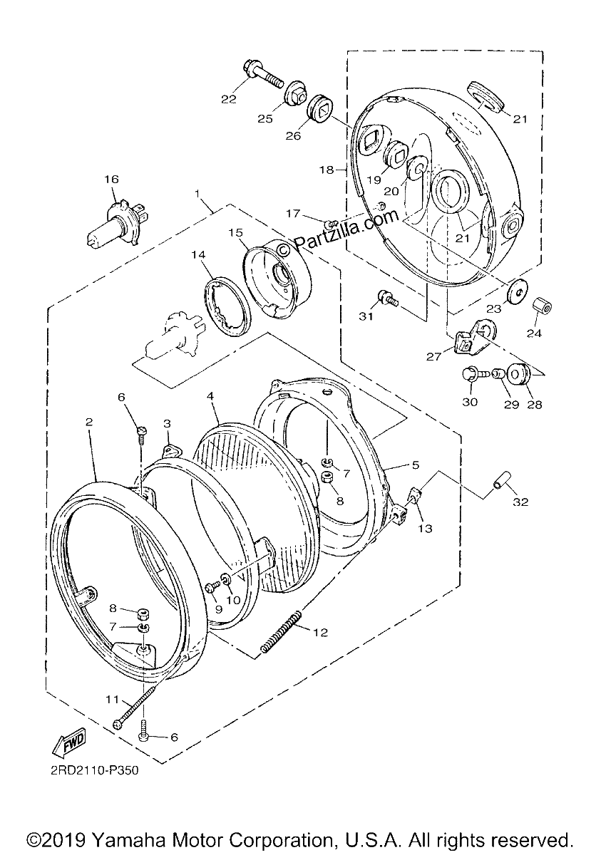 Diagrama de HEADLIGHT
