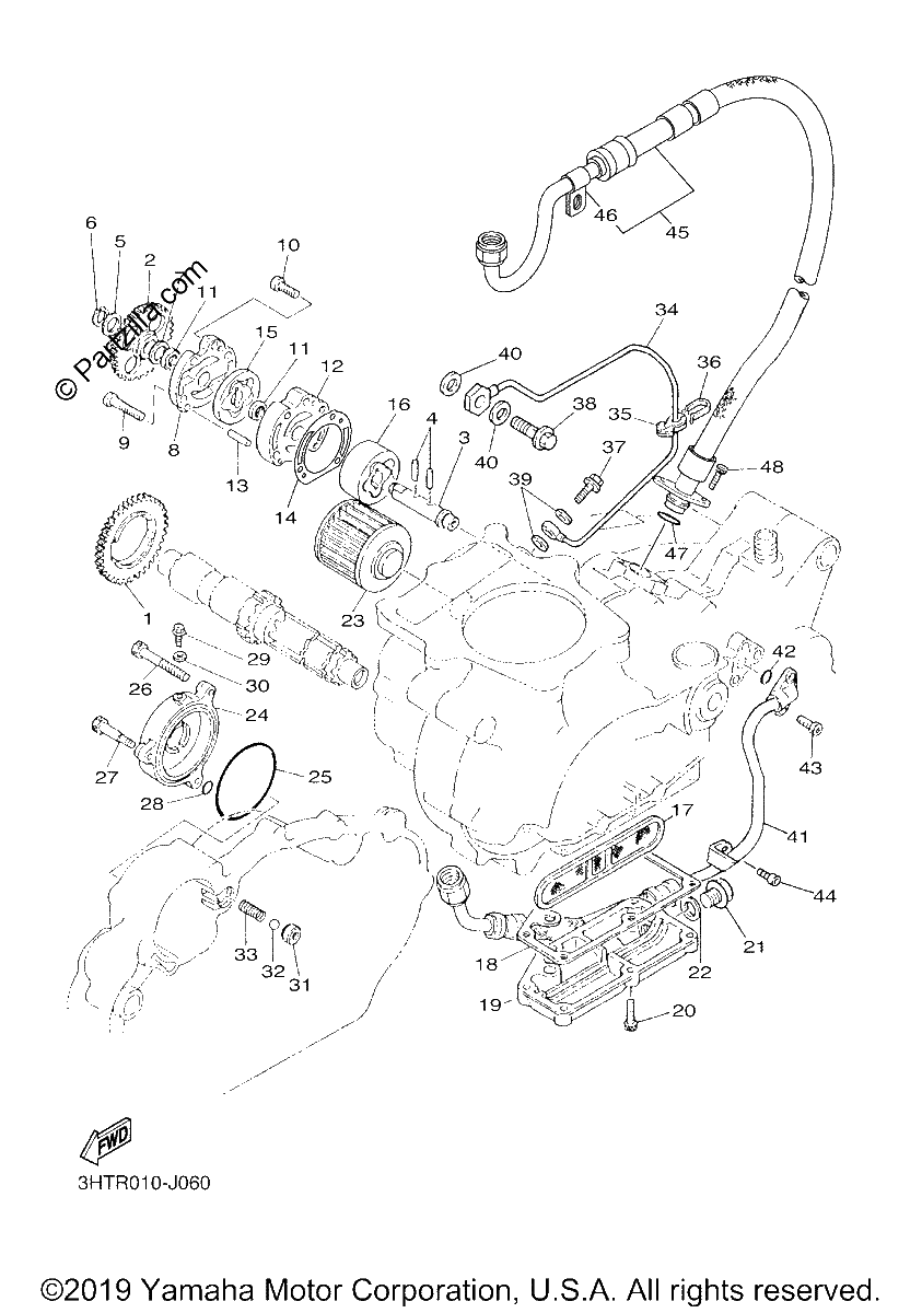 Diagrama de OIL PUMP