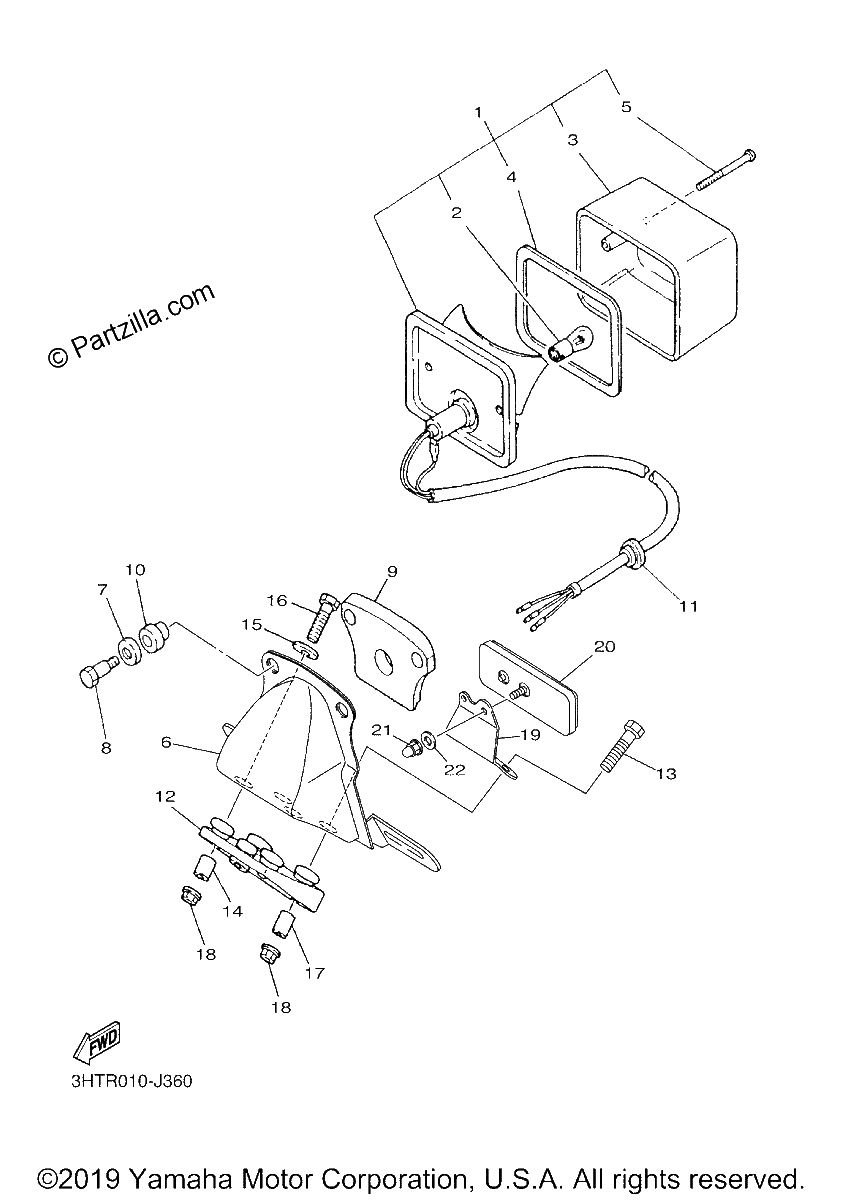 Diagrama de TAILLIGHT