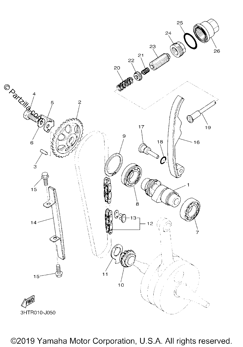 Diagrama de CAMSHAFT CHAIN