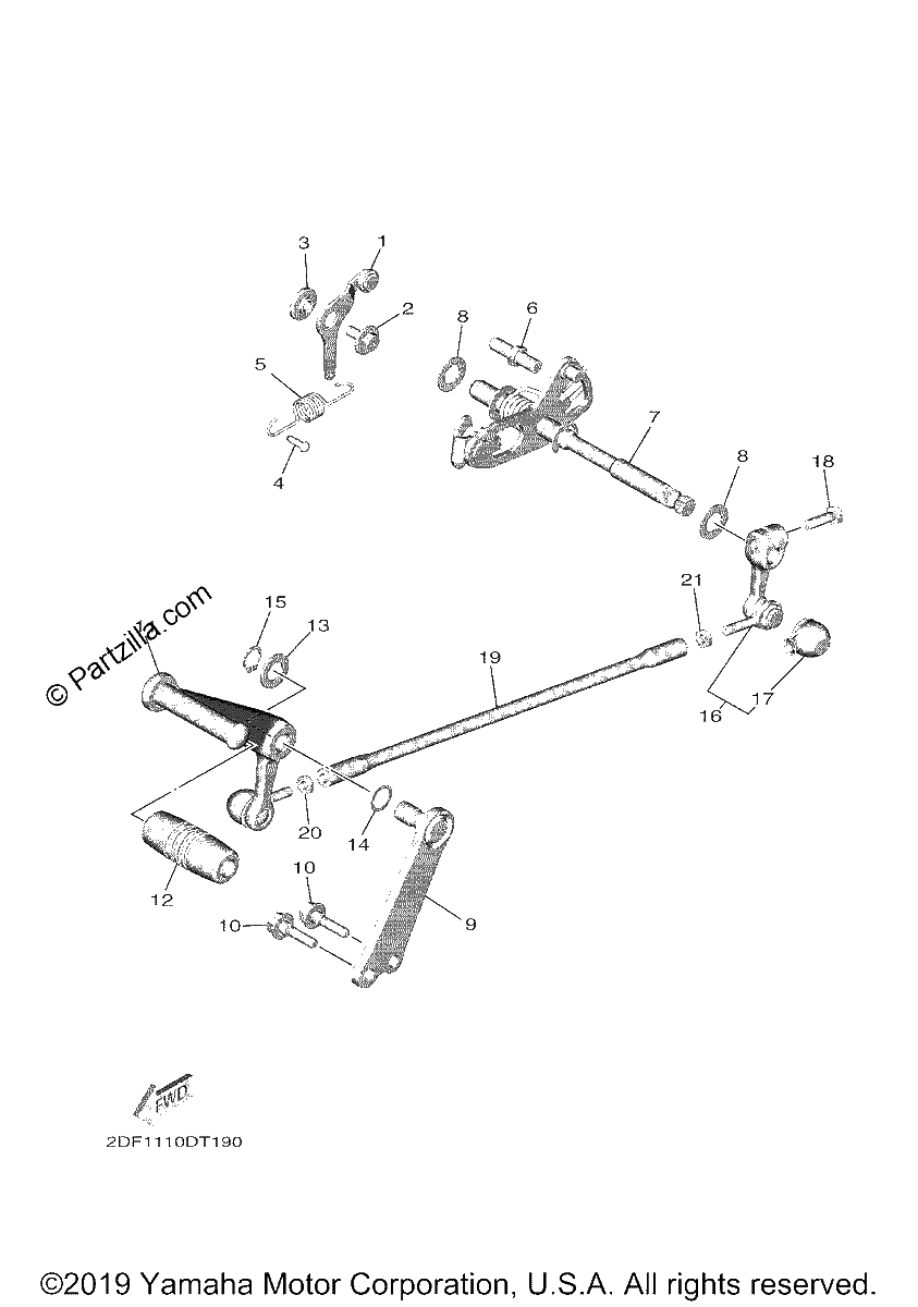 Diagrama de SHIFT SHAFT