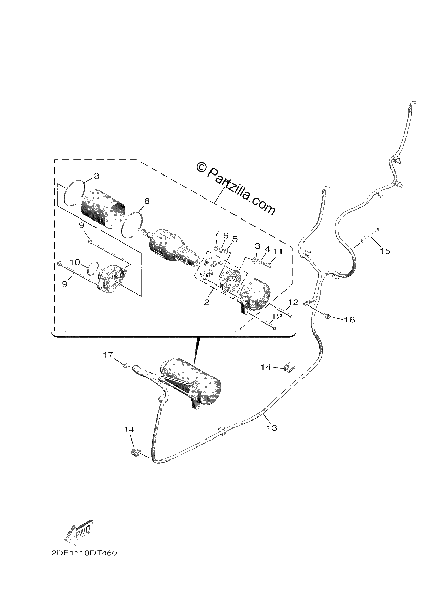 Diagrama de STARTING MOTOR