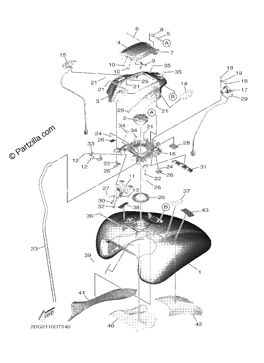 Diagrama de FUEL TANK