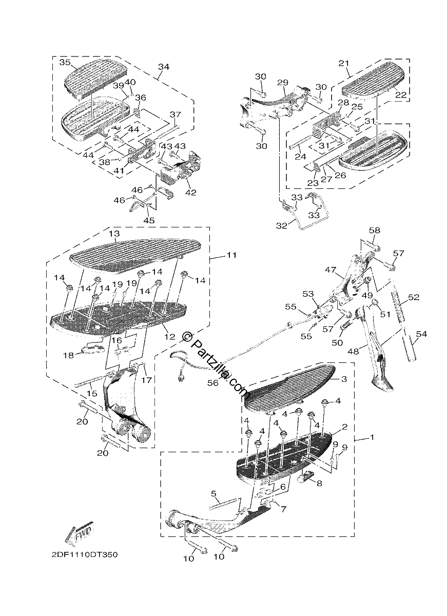 Diagrama de STAND FOOTREST