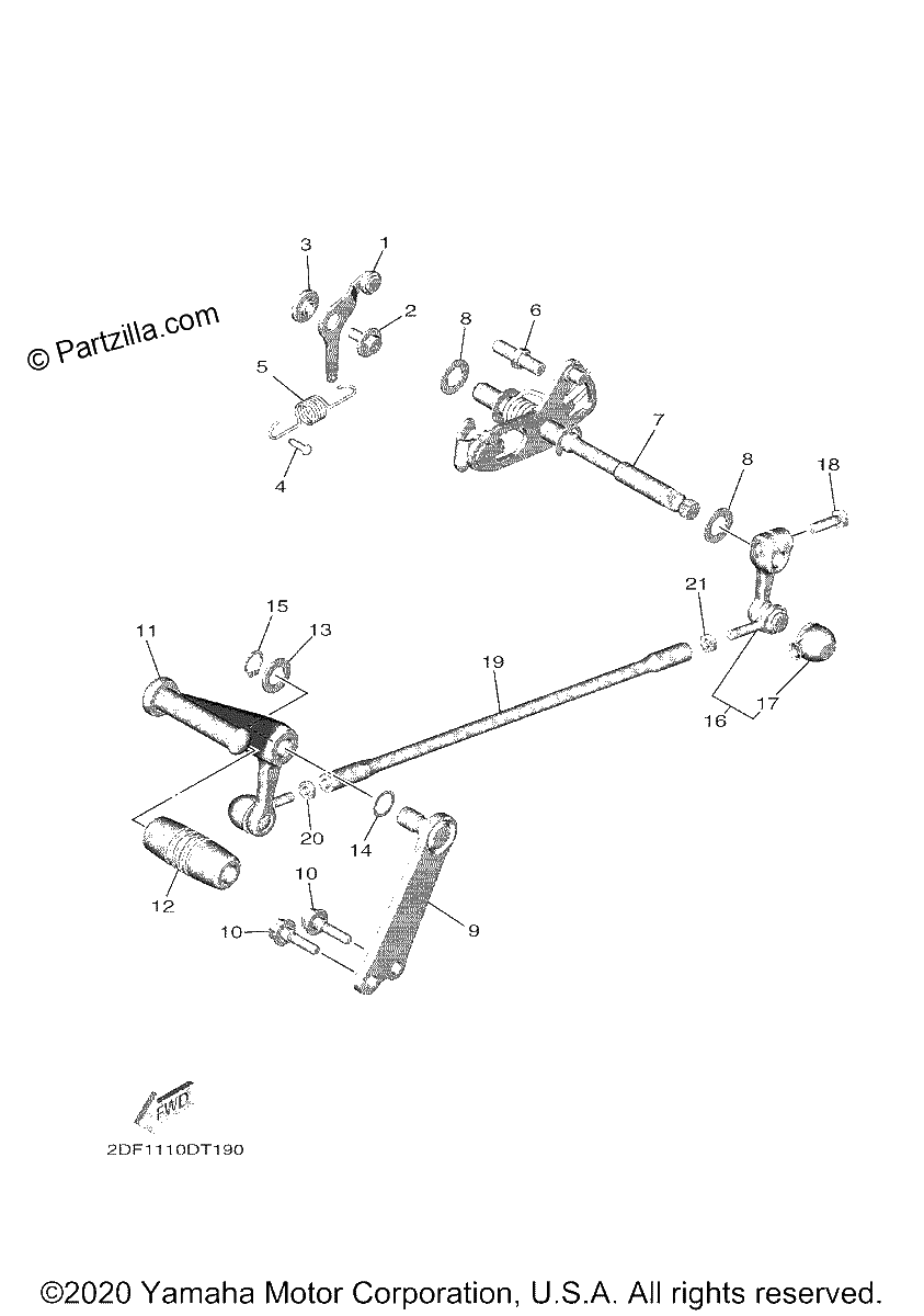 Diagrama de SHIFT SHAFT