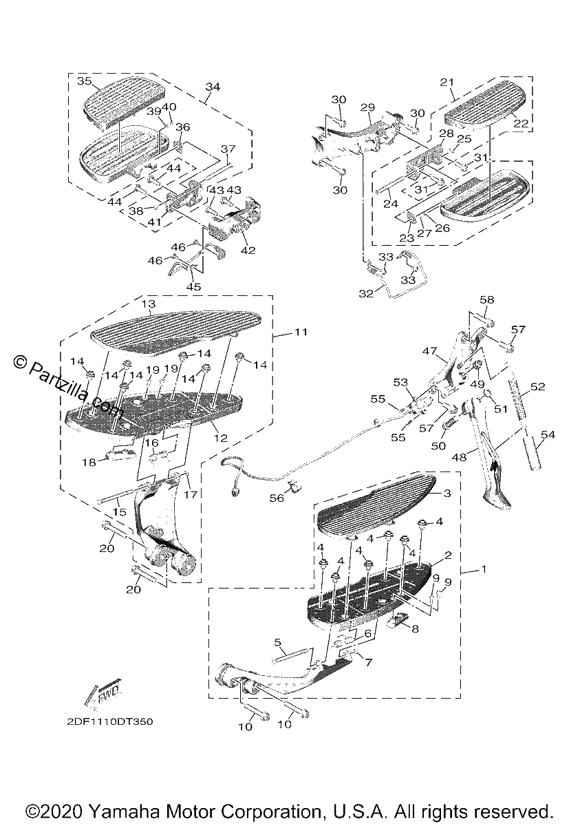 Diagrama de STAND FOOTREST