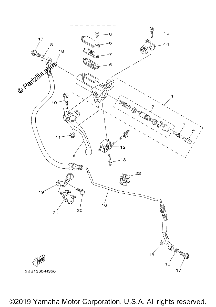 Diagrama de FRONT MASTER CYLINDER 2