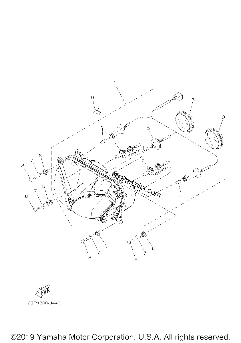 Diagrama de HEADLIGHT