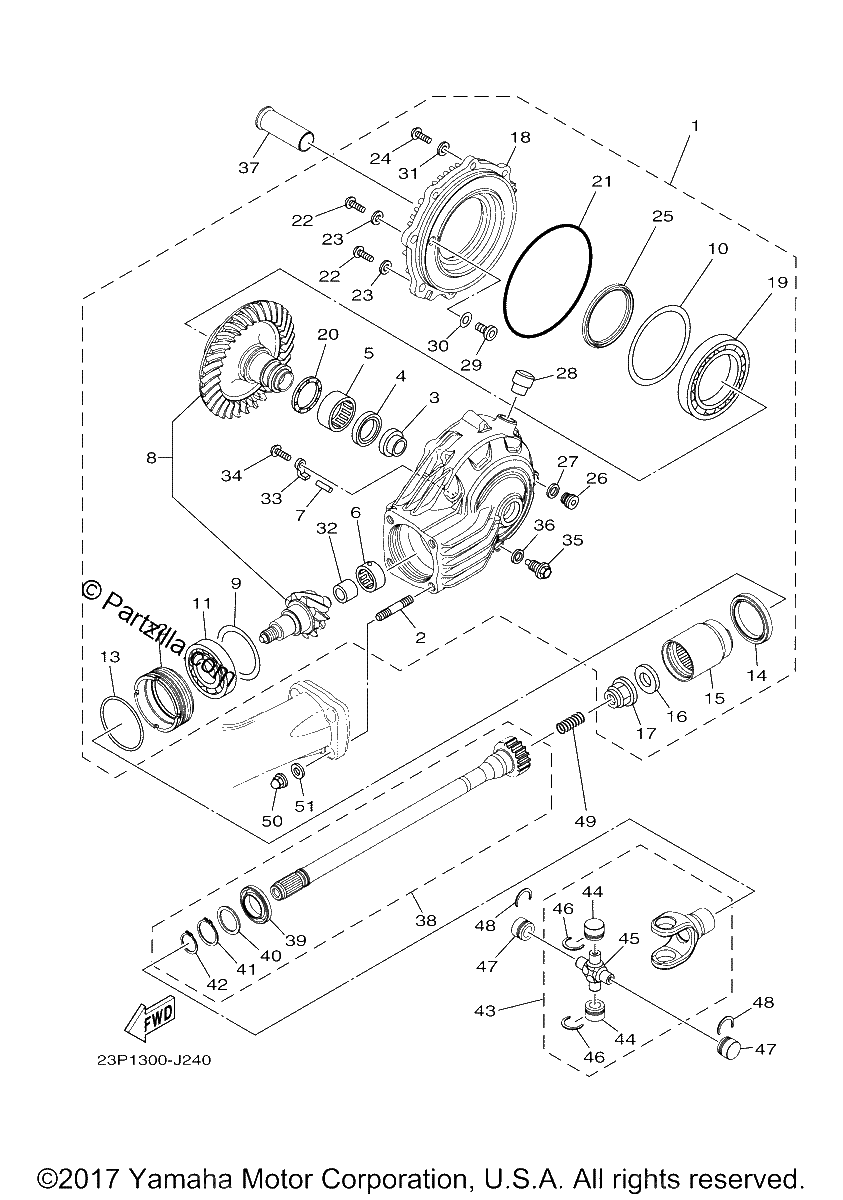 Diagrama de DRIVE SHAFT