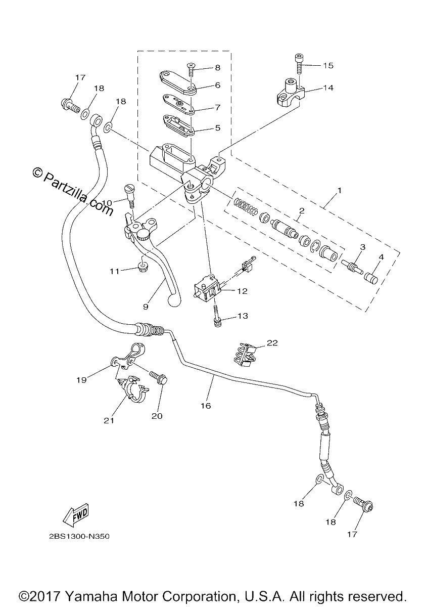 Diagrama de FRONT MASTER CYLINDER 2