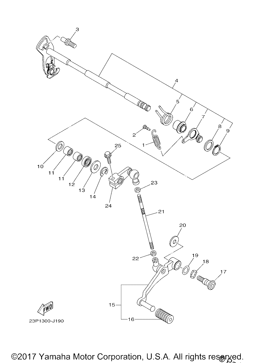 Diagrama de SHIFT SHAFT