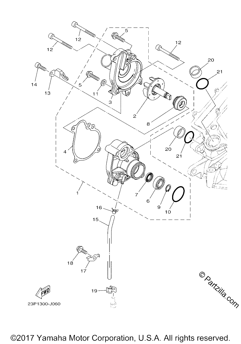 Diagrama de WATER PUMP