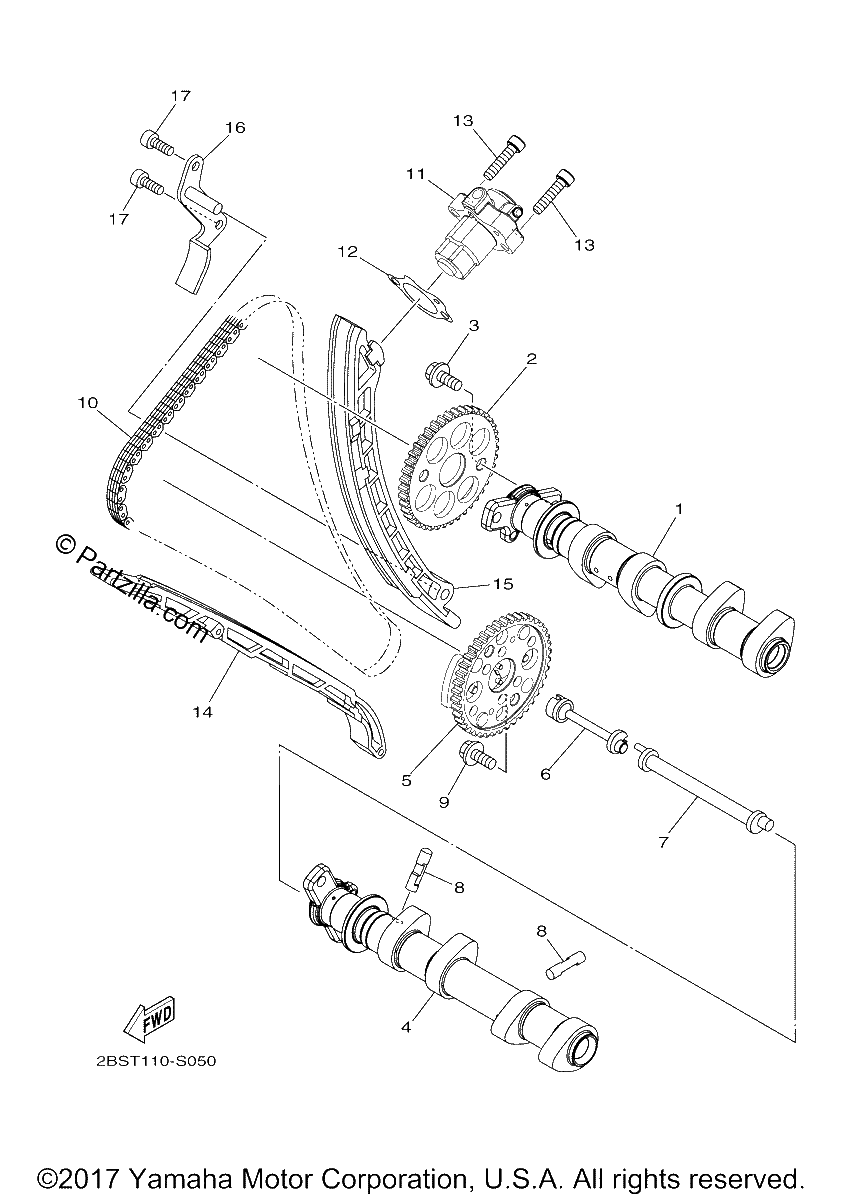 Diagrama de CAMSHAFT CHAIN