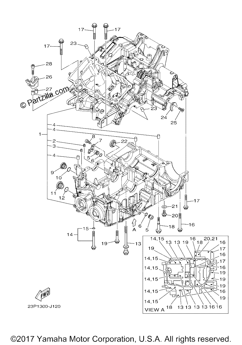 Diagrama de CRANKCASE