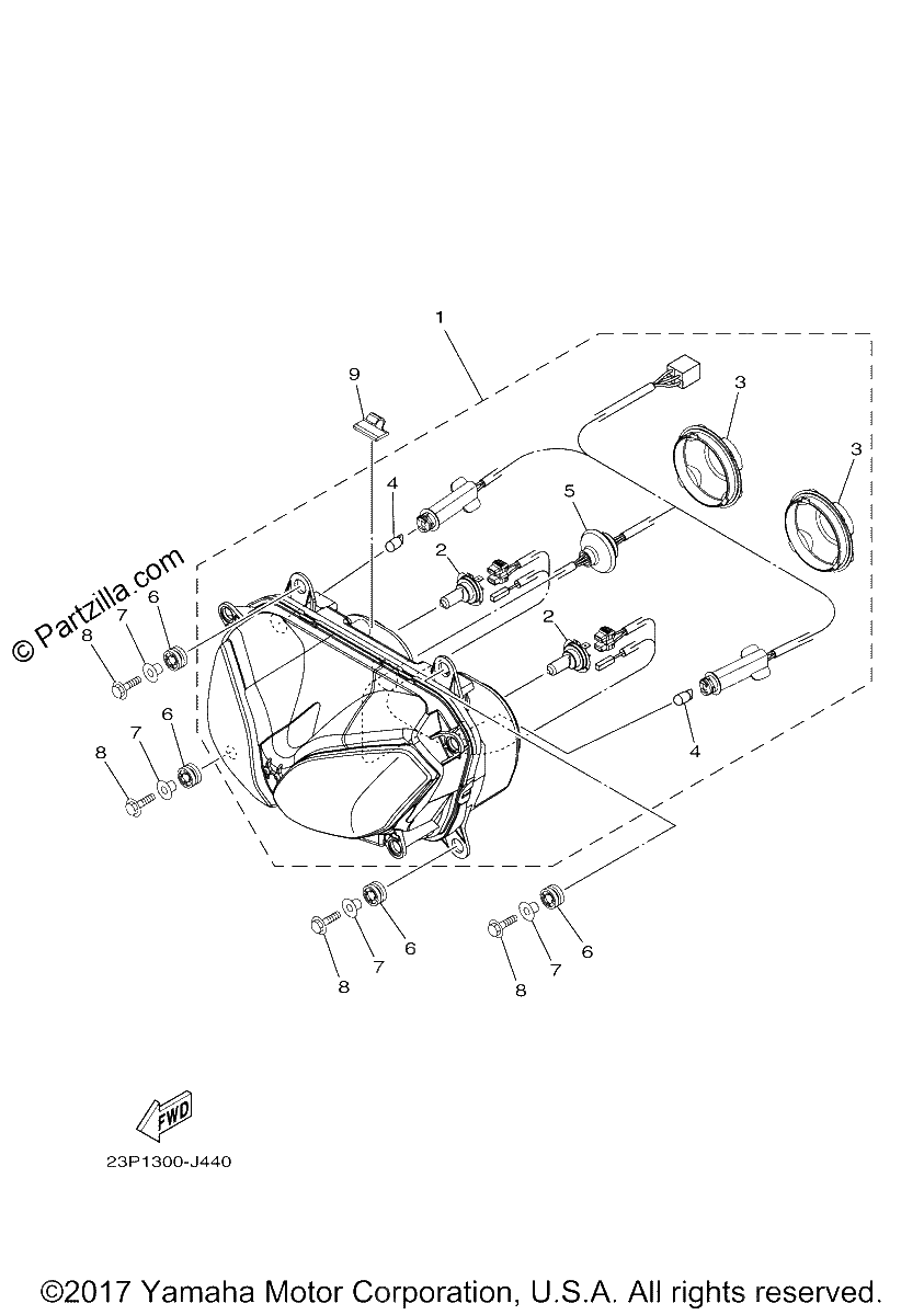 Diagrama de HEADLIGHT