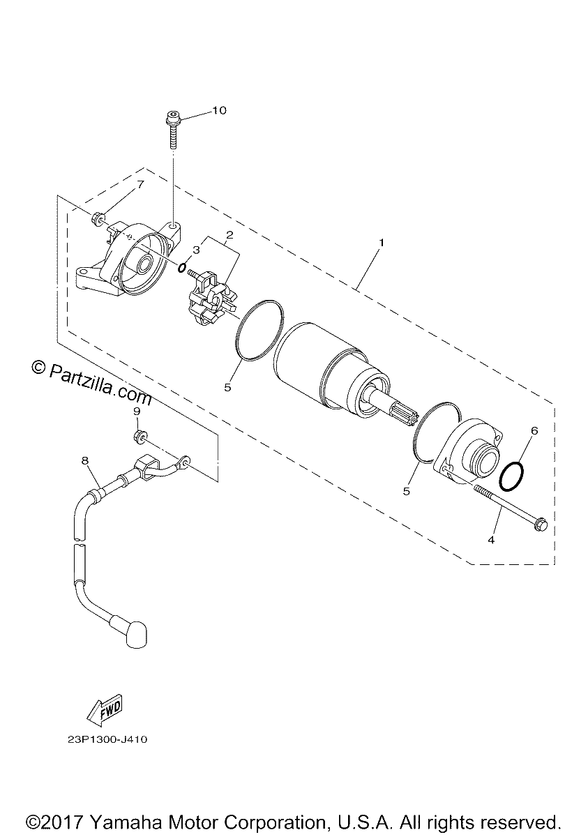 Diagrama de STARTING MOTOR