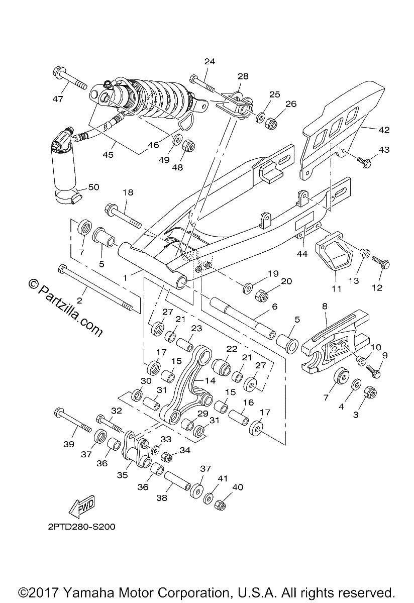 Diagrama de REAR ARM SUSPENSION