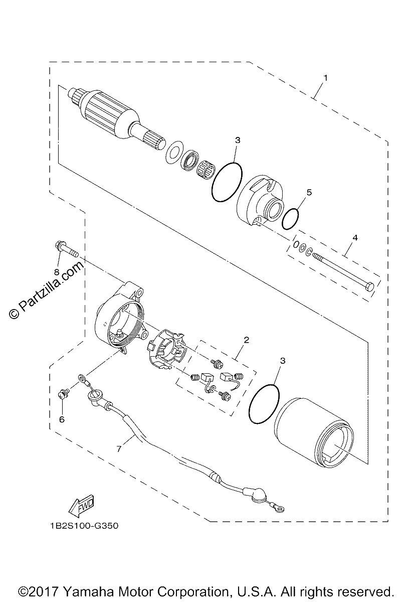 Diagrama de STARTING MOTOR