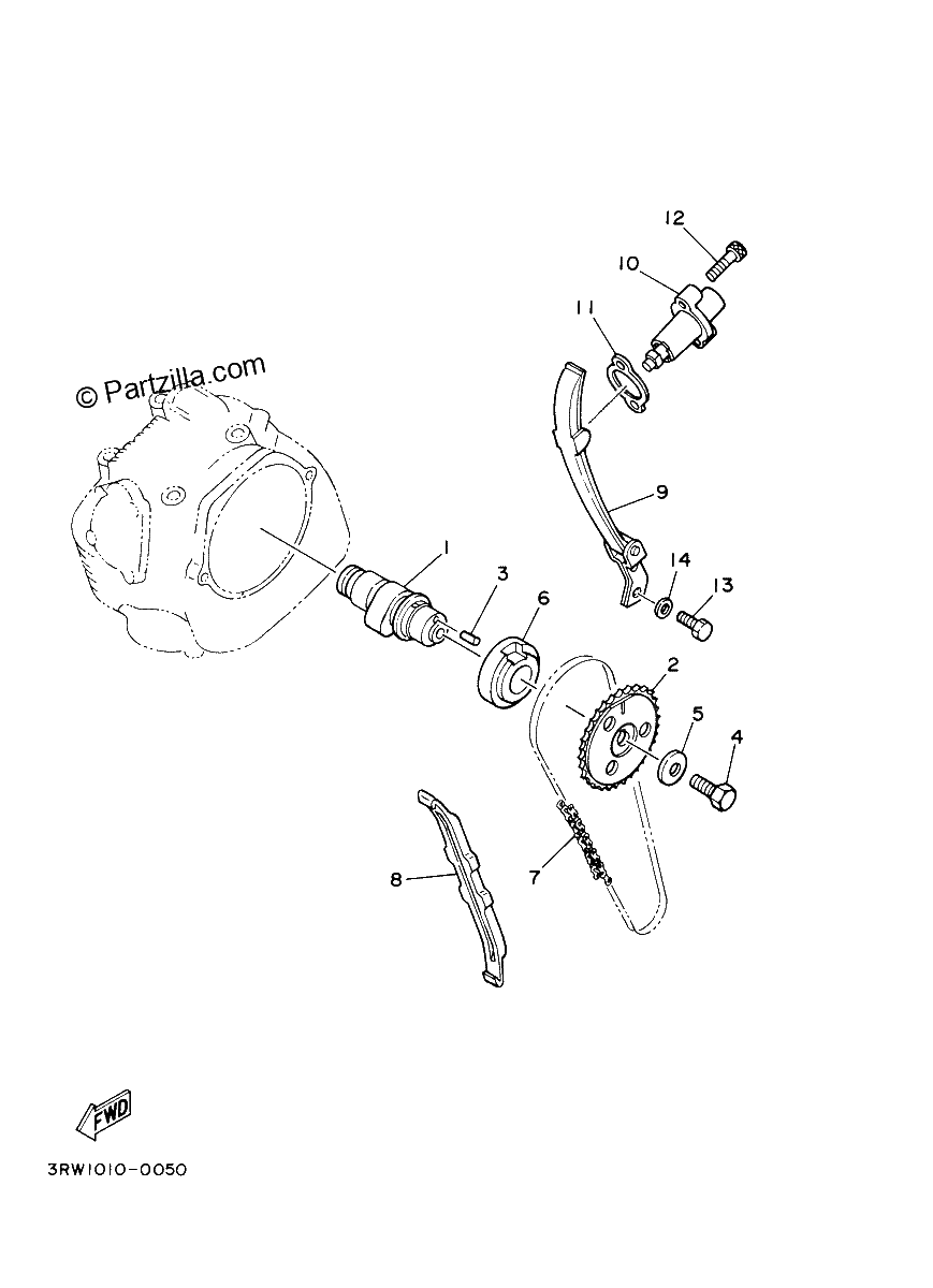 Diagrama de CAMSHAFT CHAIN