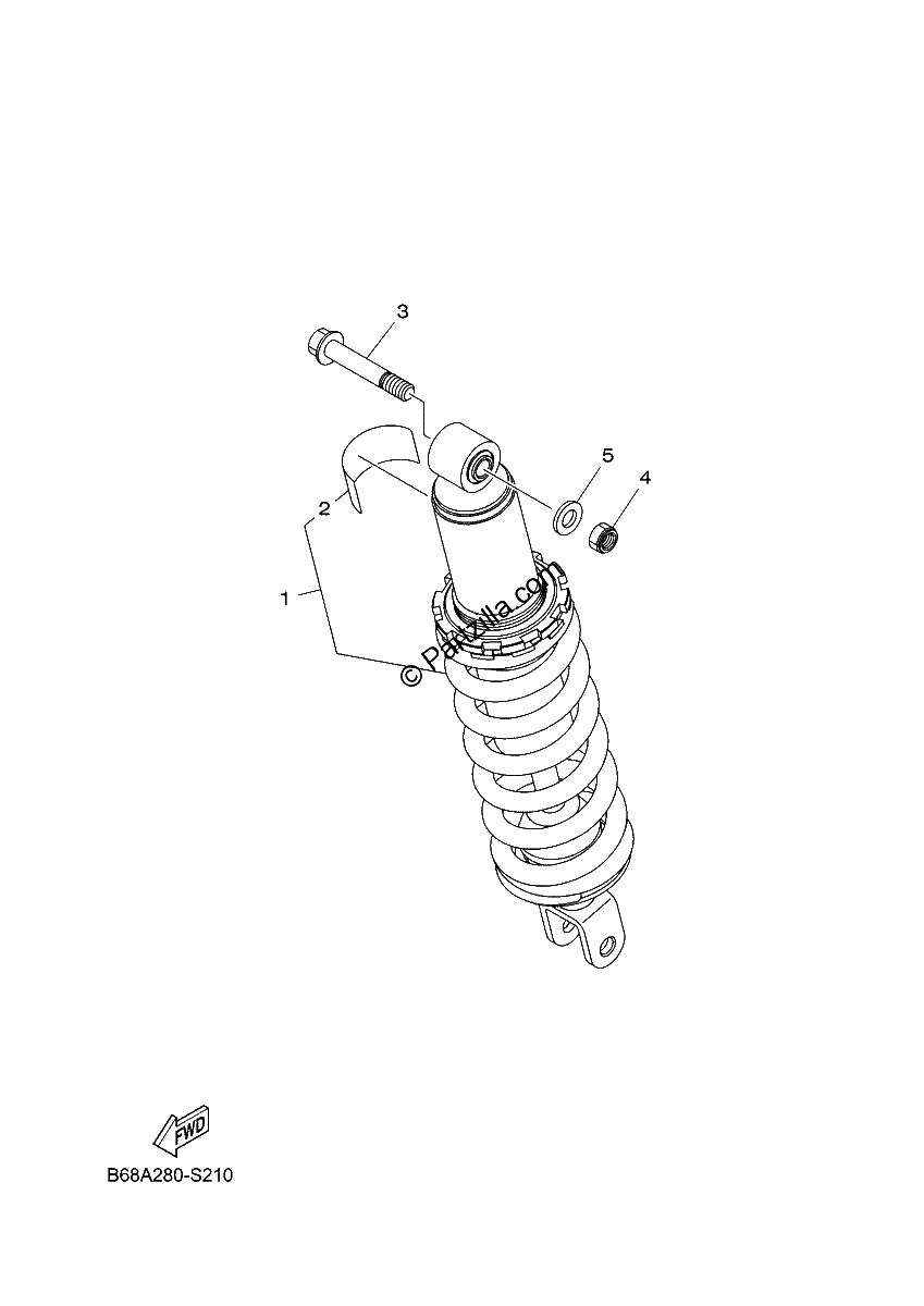 Diagrama de REAR SUSPENSION