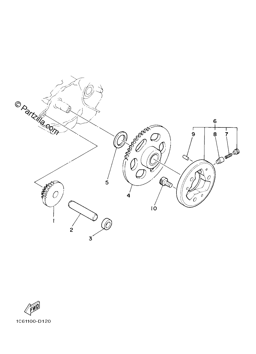 Diagrama de STARTER CLUTCH