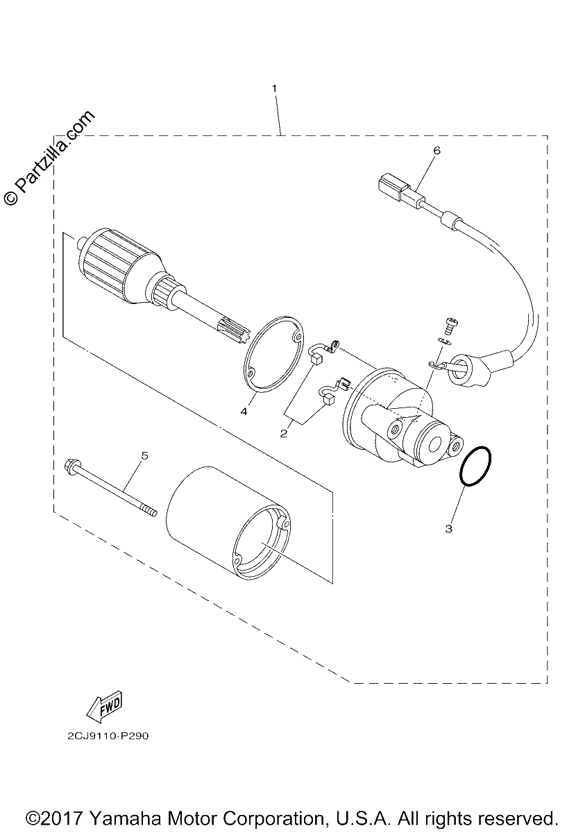 Diagrama de STARTING MOTOR
