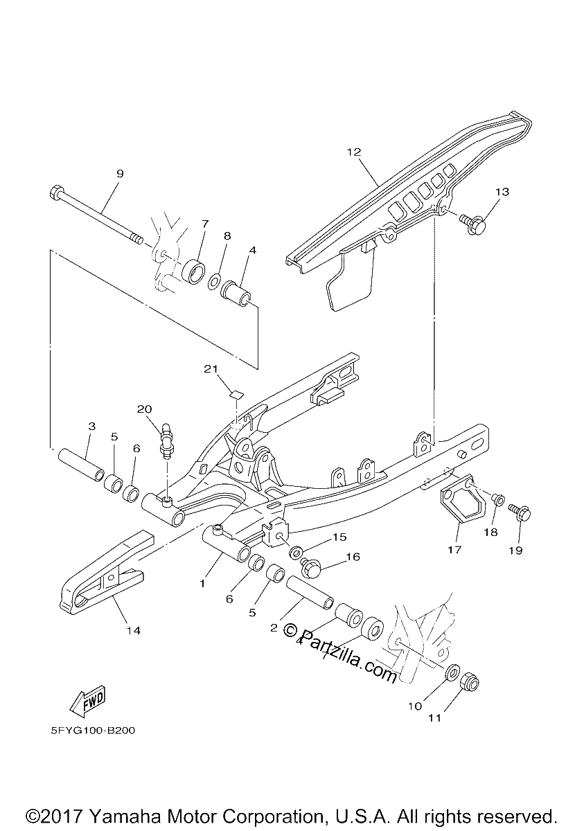 Diagrama de REAR ARM