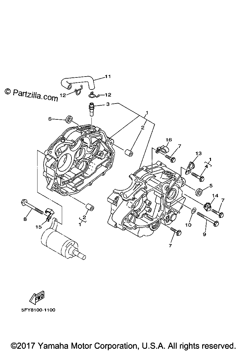 Diagrama de CRANKCASE