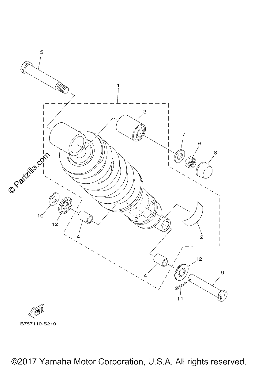 Diagrama de REAR SUSPENSION