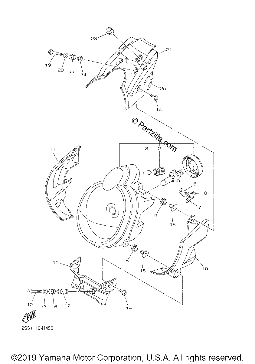 Diagrama de HEADLIGHT