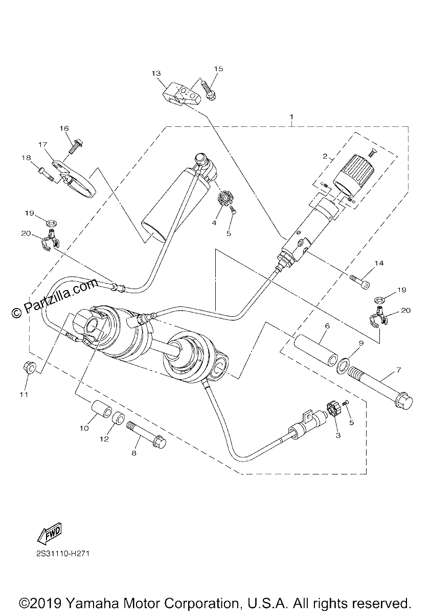 Diagrama de REAR SUSPENSION