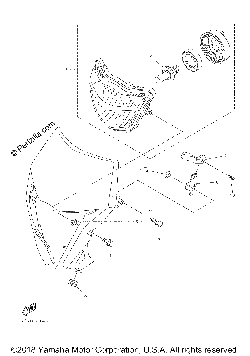 Diagrama de HEADLIGHT