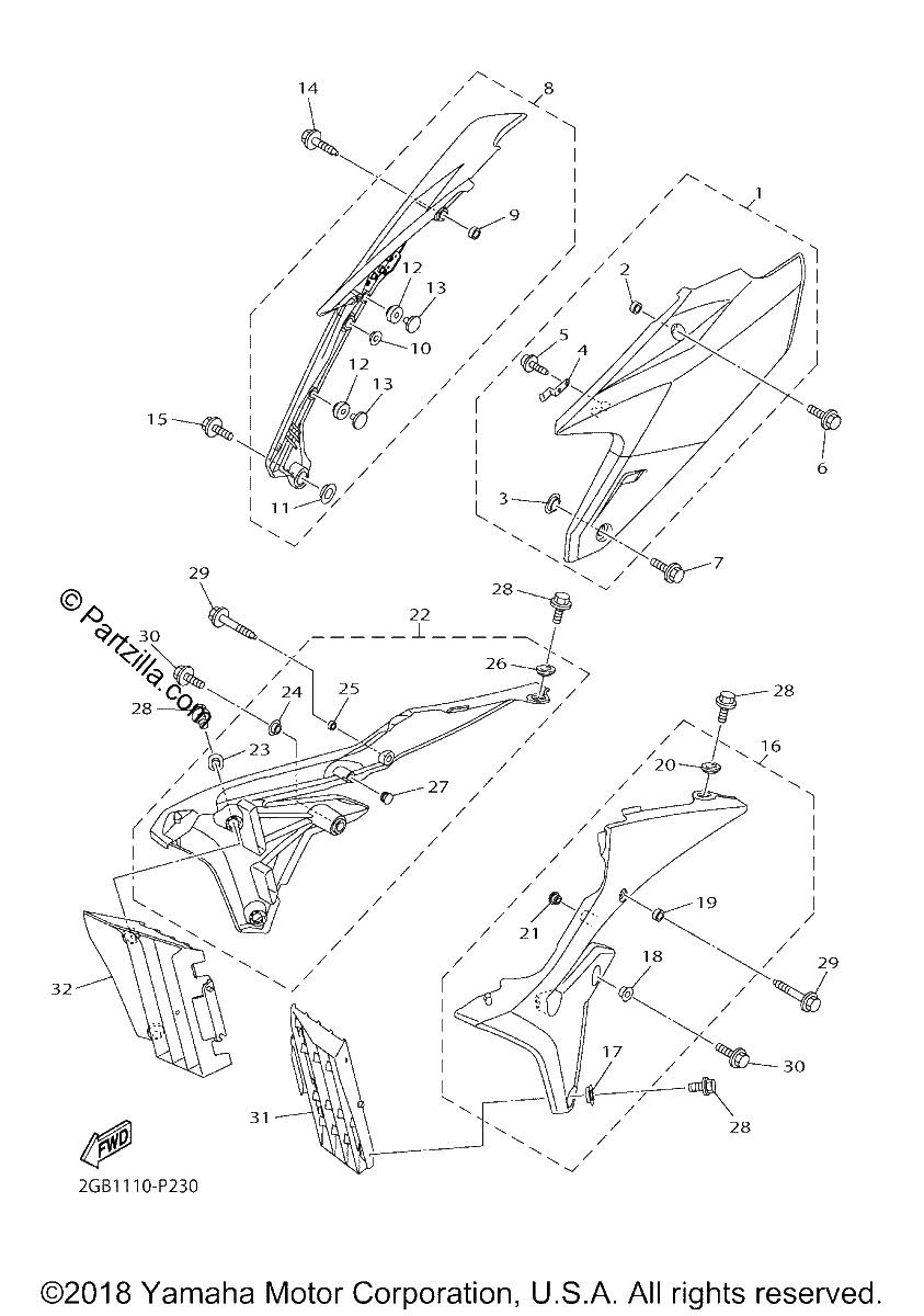 Diagrama de SIDE COVER