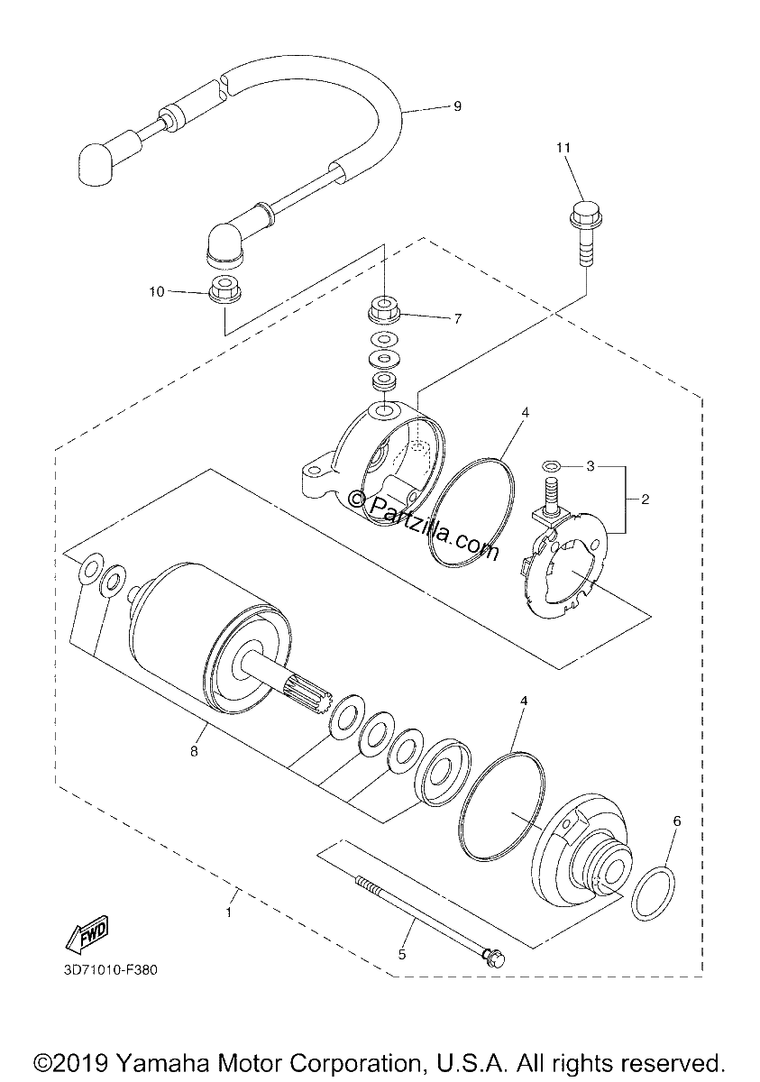 Diagrama de STARTING MOTOR