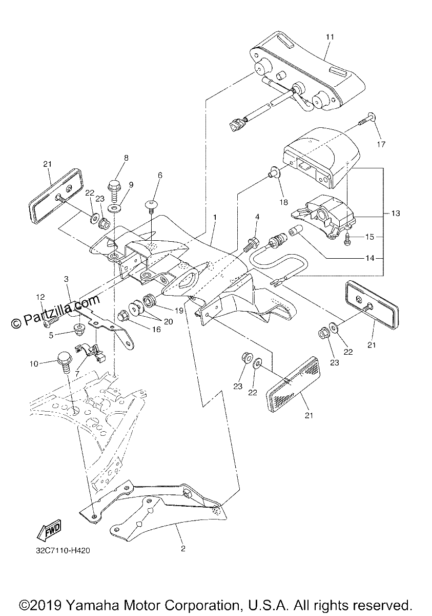 Diagrama de TAILLIGHT