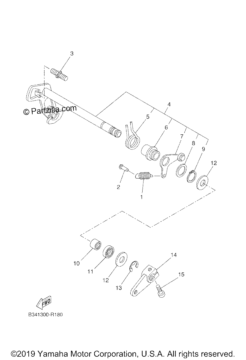 Diagrama de SHIFT SHAFT