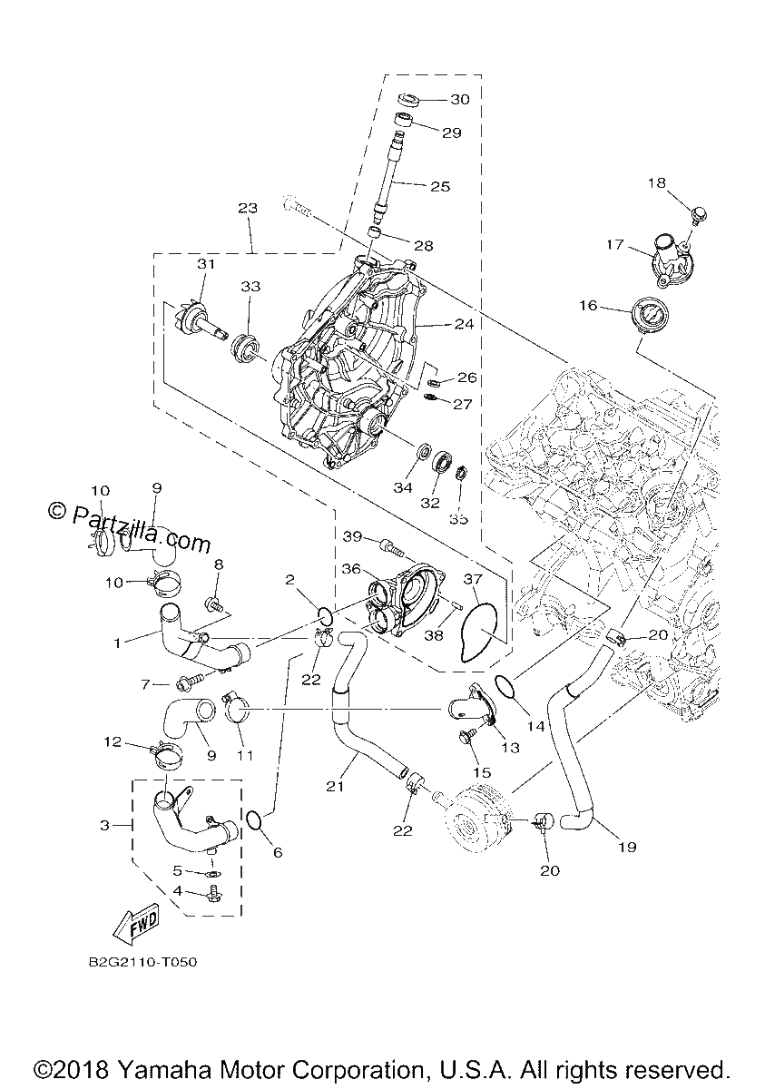Diagrama de WATER PUMP