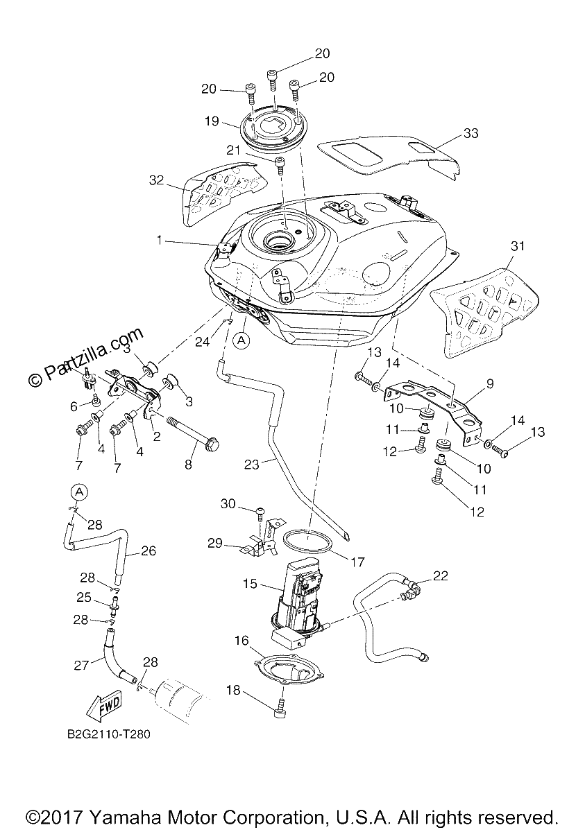 Diagrama de FUEL TANK 2