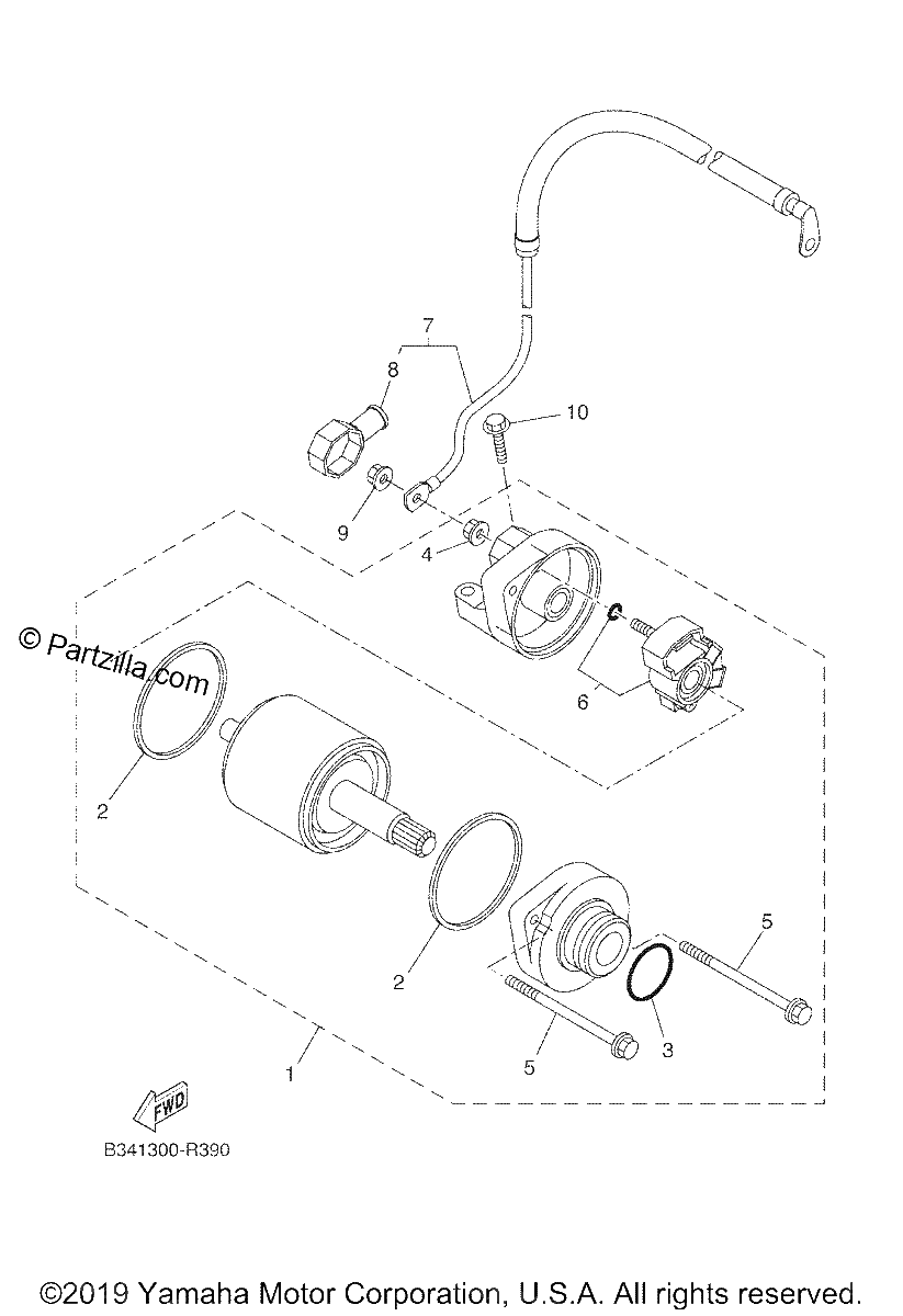 Diagrama de STARTING MOTOR