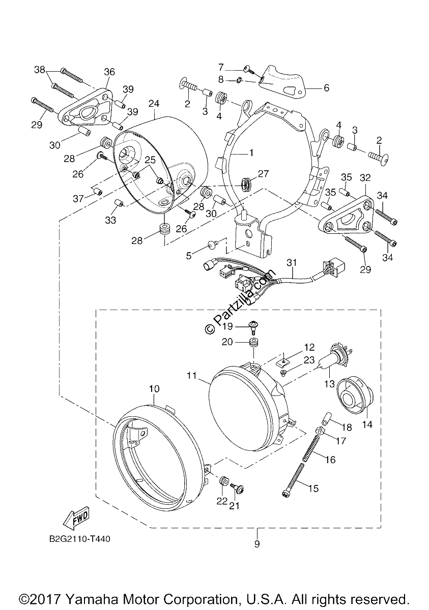 Diagrama de HEADLIGHT