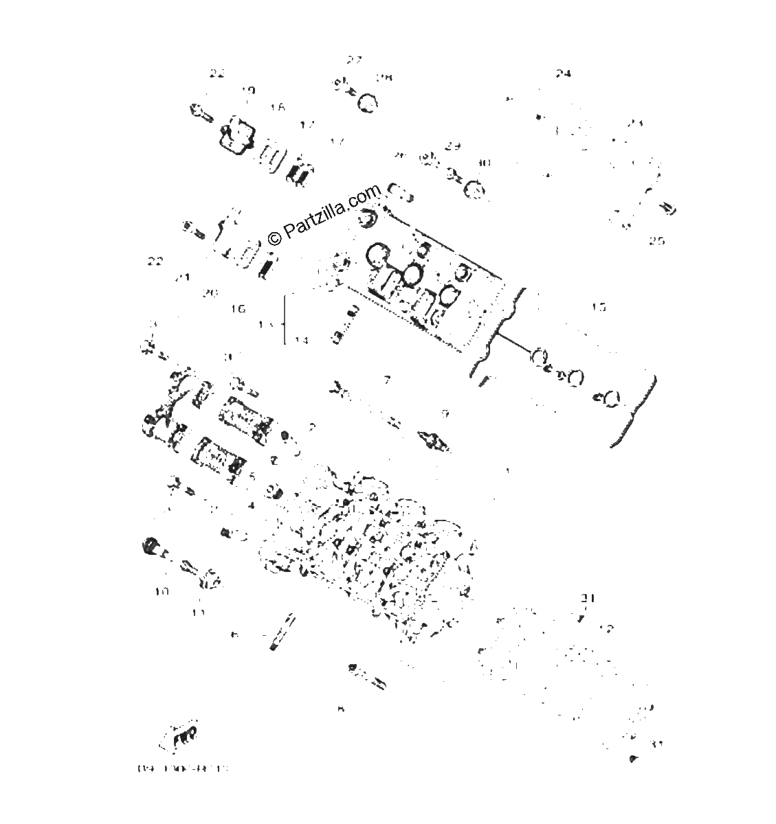Diagrama de CYLINDER HEAD