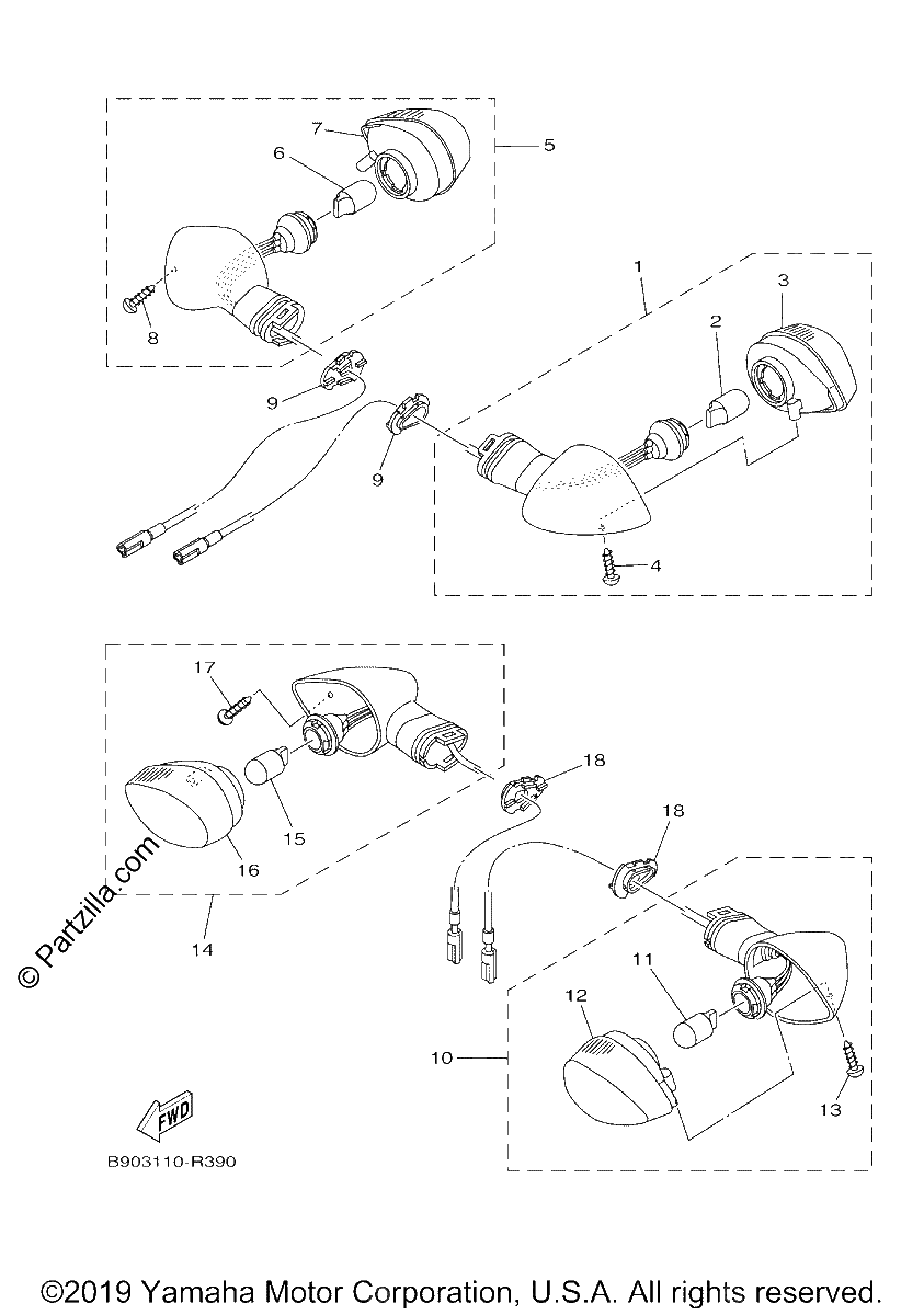 Diagrama de FLASHER LIGHT