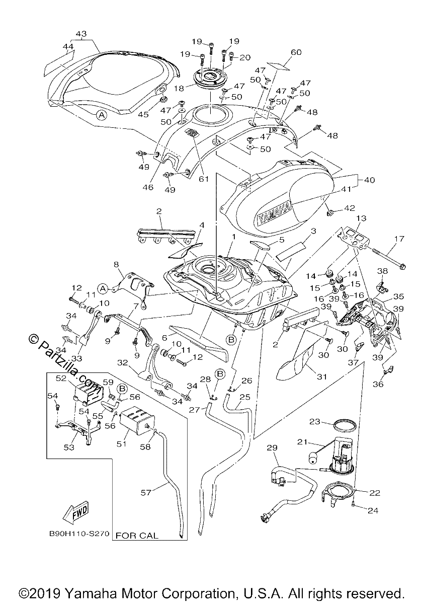 Diagrama de FUEL TANK