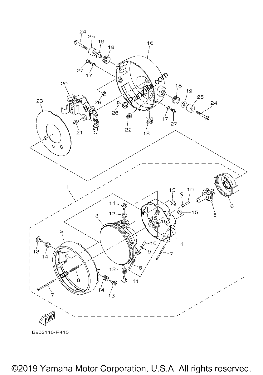 Diagrama de HEADLIGHT