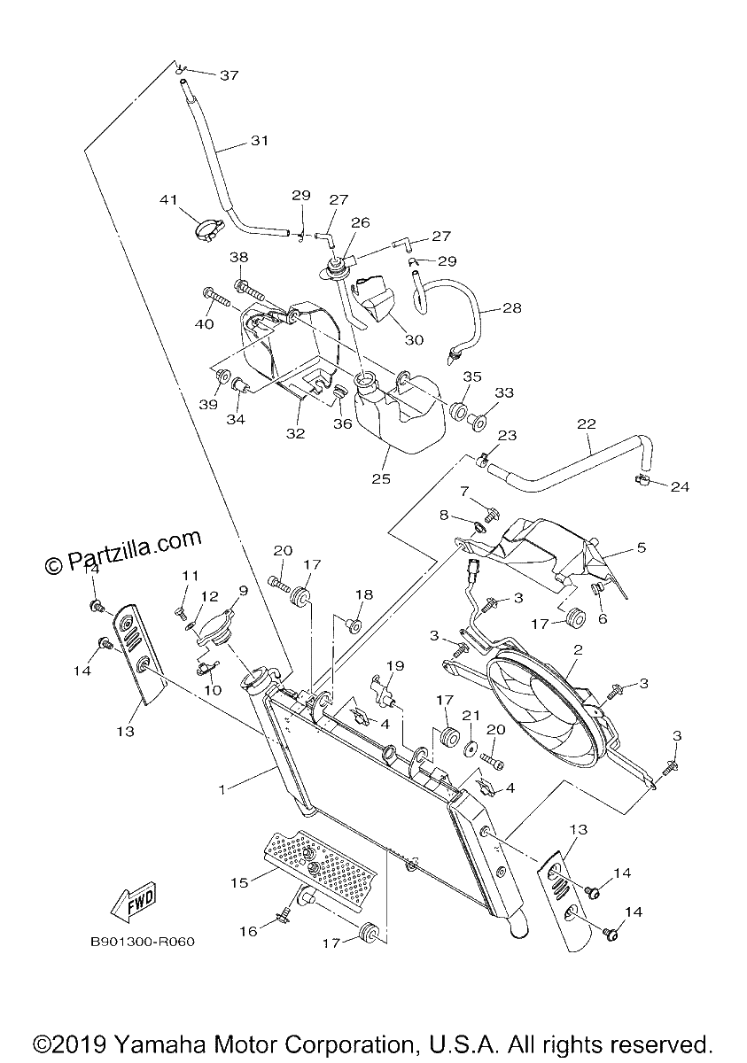 Diagrama de RADIATOR HOSE