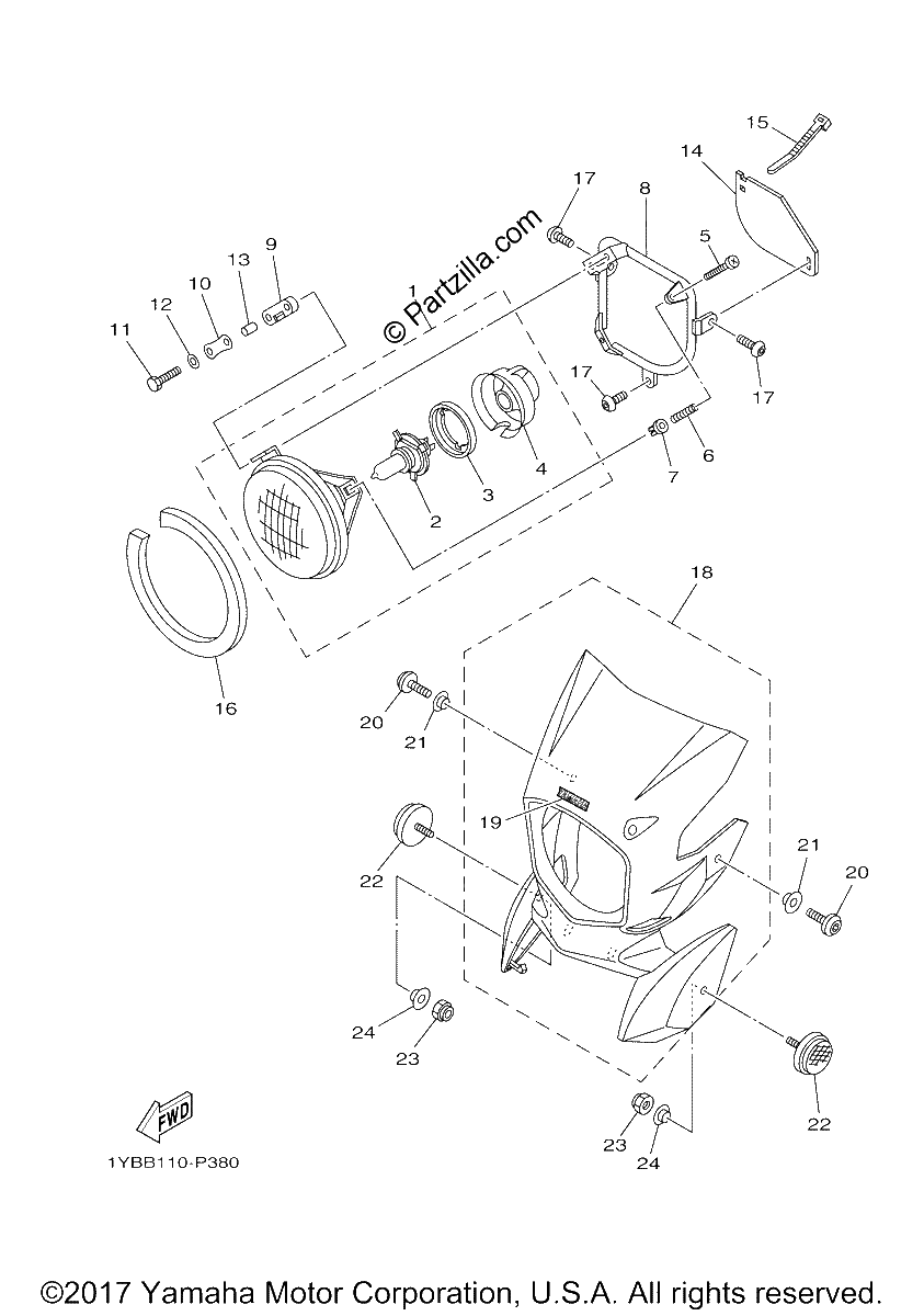Diagrama de HEADLIGHT