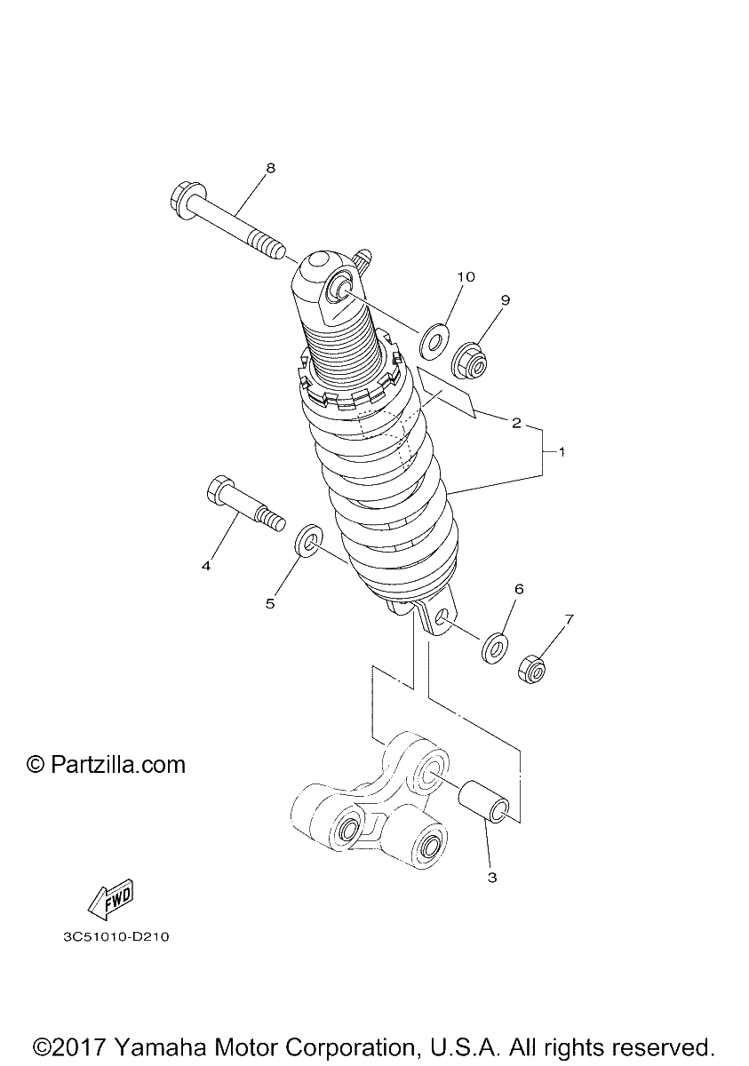 Diagrama de REAR SUSPENSION