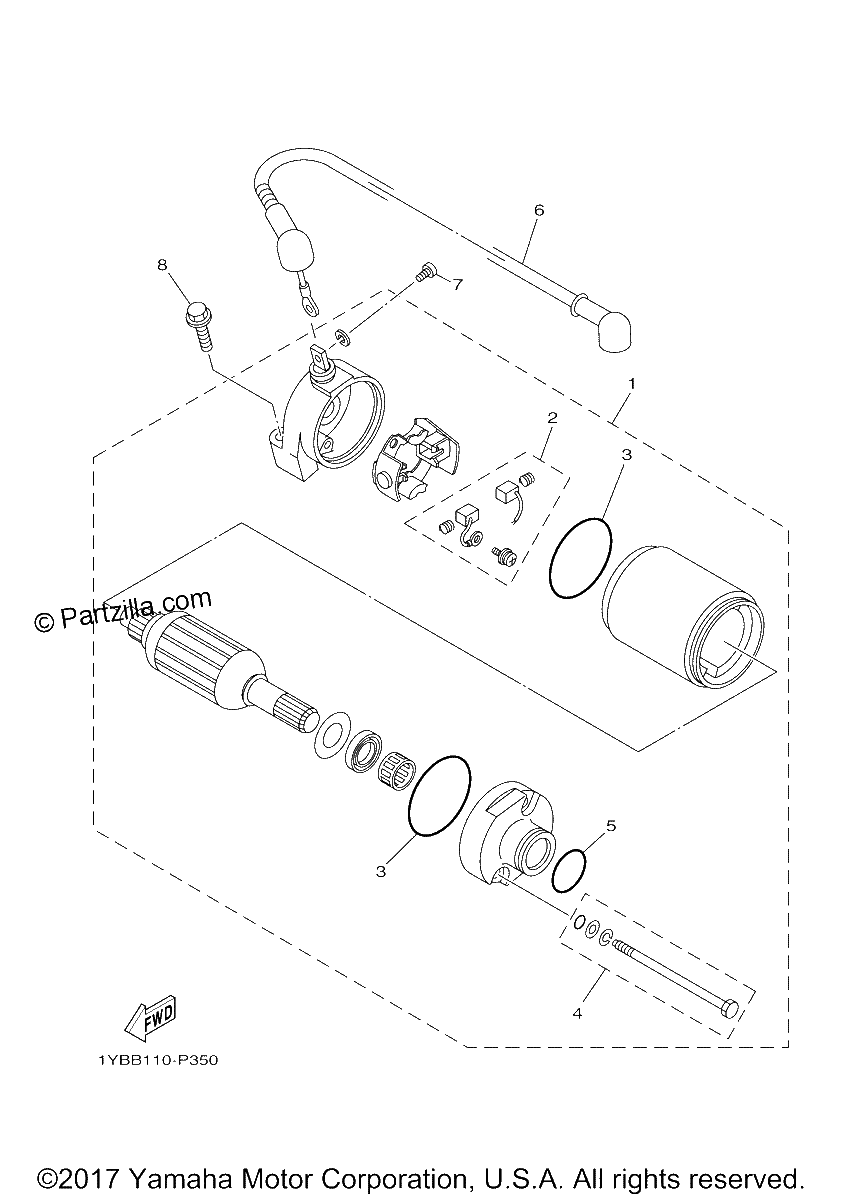 Diagrama de STARTING MOTOR