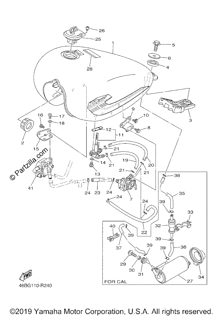 Diagrama de FUEL TANK
