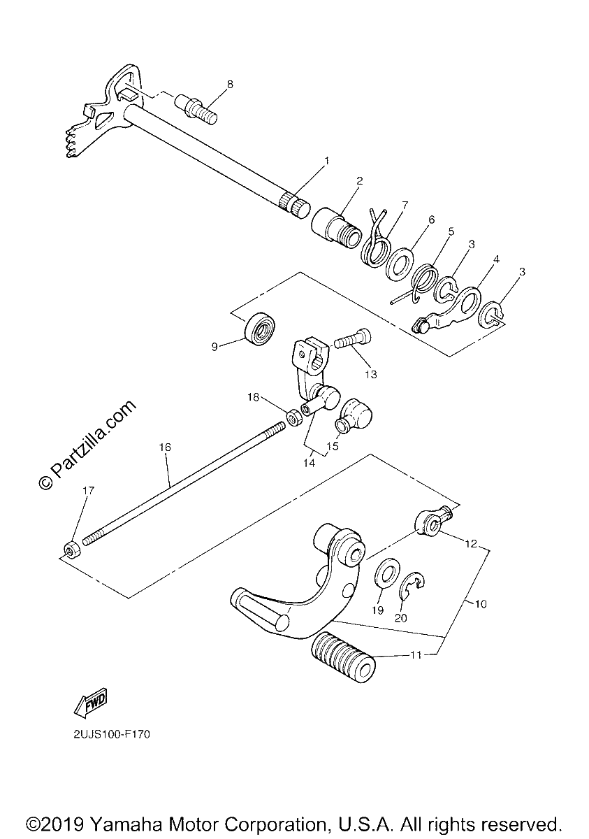 Diagrama de SHIFT SHAFT